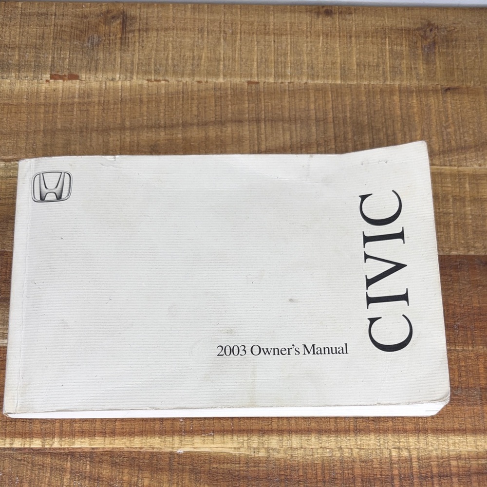 Vintage Honda Civic 2003 2 Door Owner's Manual